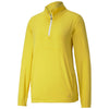 Puma Golf Women's Super Lemon Cloudspun Golf Quarter Zip