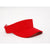 Pacific Headwear Red Adjustable M2 Performance Visor