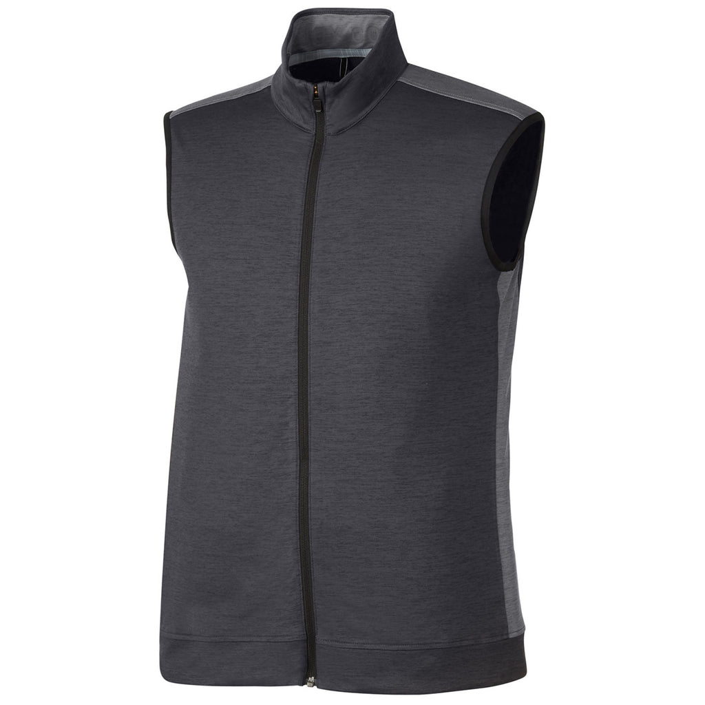 Puma Golf Men's Puma Black Heather/Quiet Shade T7 Cloudspun Vest