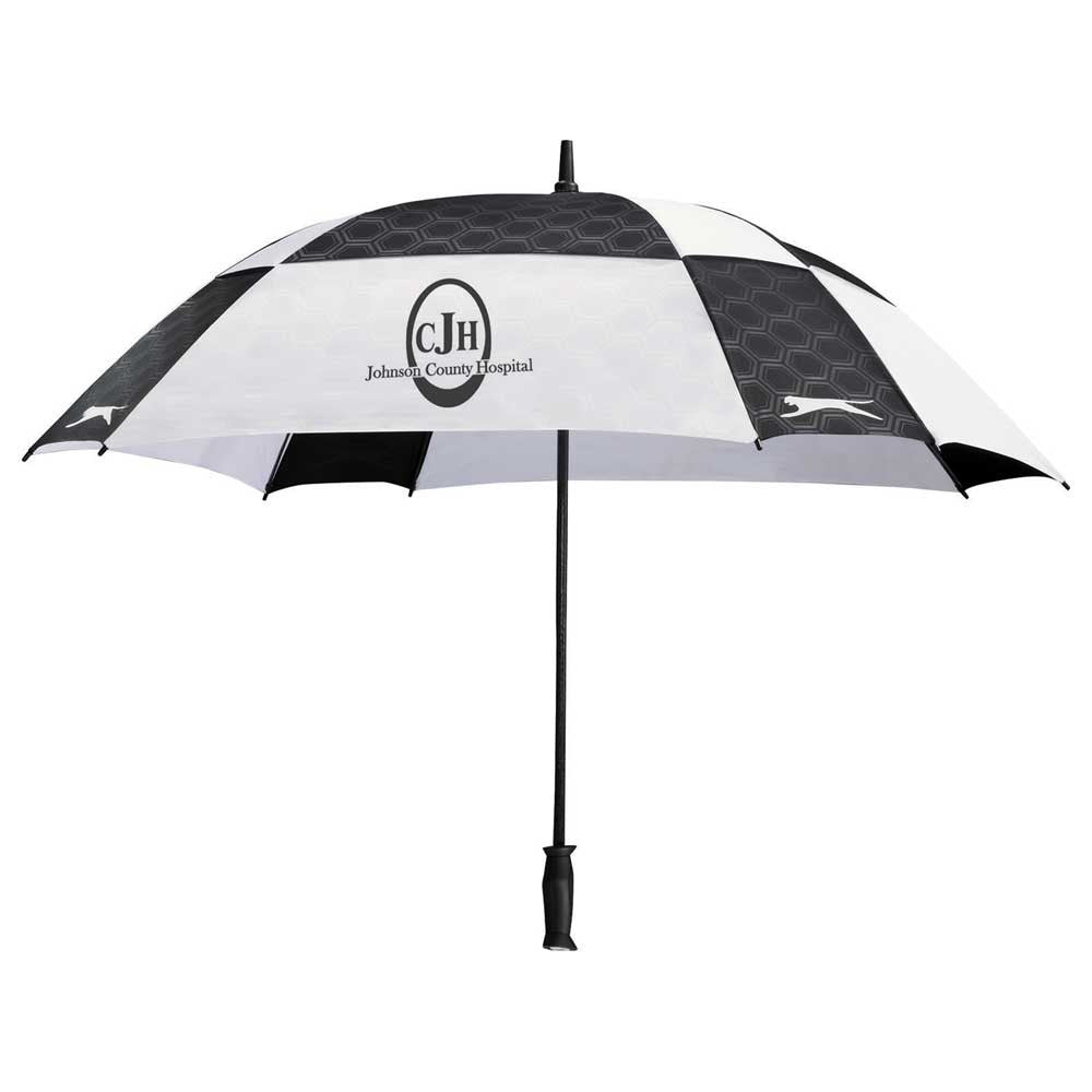 Slazenger Black/White 60" Cube Golf Umbrella