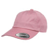 Yupoong Pink Adult Low-Profile Cotton Twill Dad Cap