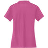 Nike Women's Pink Dri-FIT Short Sleeve Vertical Mesh Polo