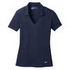 Nike Women's Marine Dri-FIT Short Sleeve Vertical Mesh Polo