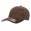 Flexfit Brown Wooly Blend 6-Panel Cap