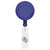 Good Value Translucent Purple Promo Retractable Badge Holder