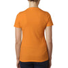 Next Level Women's Orange CVC Crew Tee