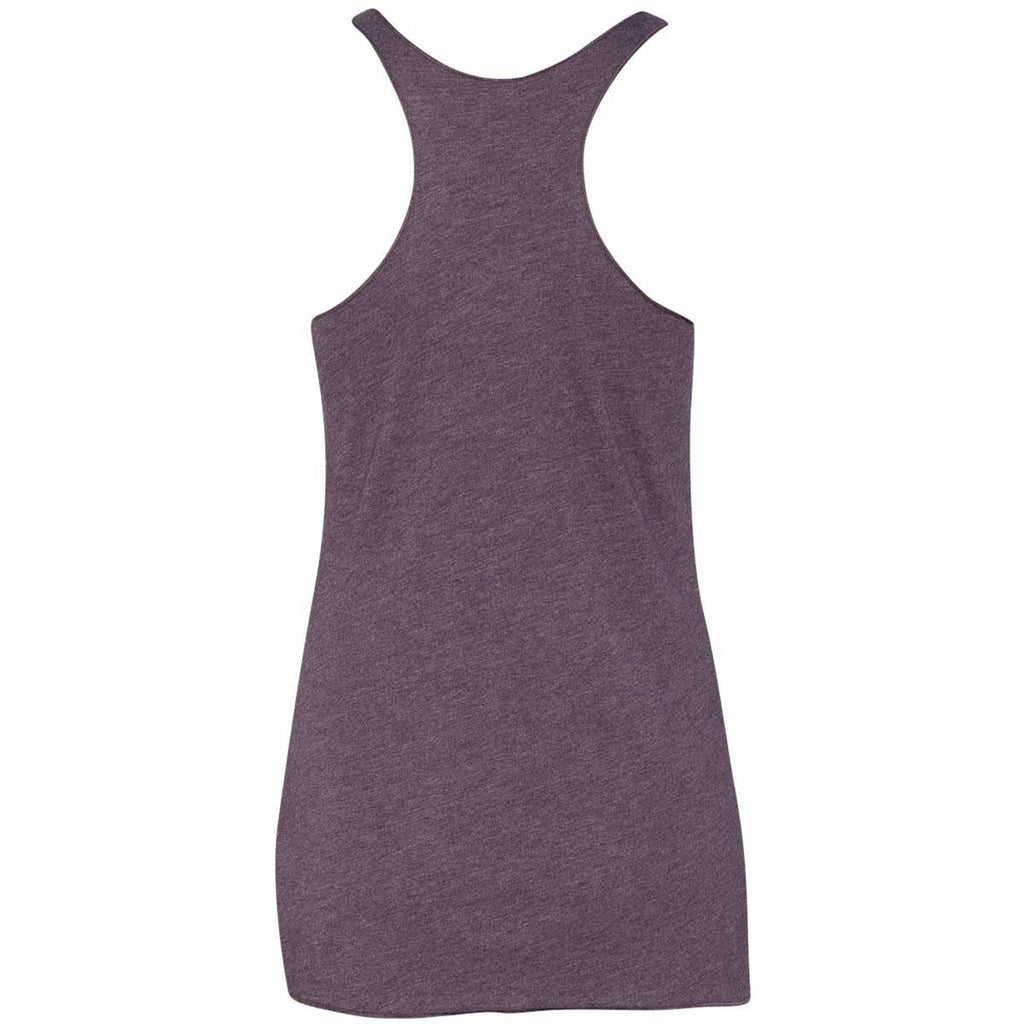 Next Level Women's Vintage Purple Triblend Racerback Tank