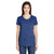 Anvil Women's Heather Blue Triblend Scoop Neck T-Shirt