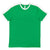 LAT Men's Vintage Green/White Soccer Ringer Fine Jersey T-Shirt