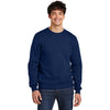 Jerzees Men's J. Navy Eco Premium Blend Crewneck Sweatshirt