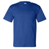 Bayside Men's Royal Blue USA-Made Short Sleeve T-Shirt with Pocket