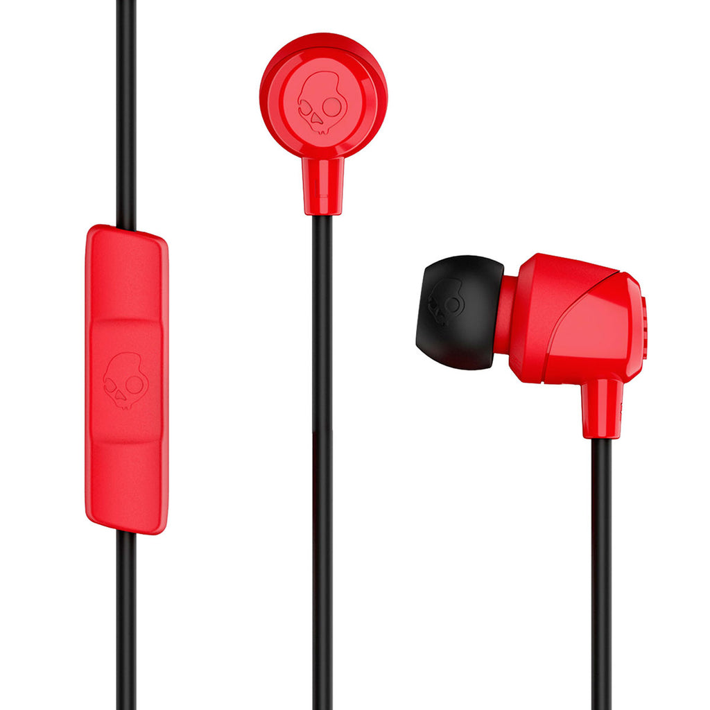 Skullcandy Red Jib Wired Earbud with Microphone