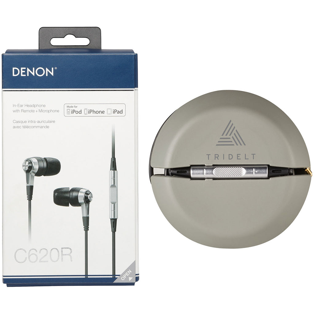 Denon Black AH-C620R Wired Earbuds with Music Control