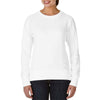 Anvil Women's White Mid-Scoop French Terry Sweatshirt