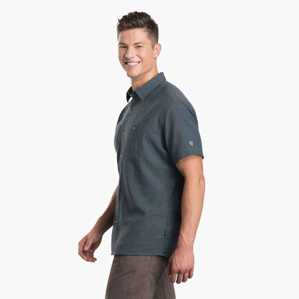 KUHL Men's Midnight Skorpio Short Sleeve Shirt