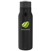 H2Go Matte Black 25 oz Stainless Steel Tread Bottle