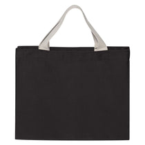 Bayside Black USA-Made Medium Gusset Tote