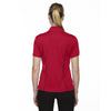 Extreme Women's Classic Red Eperformance Tempo Recycled Polyester Performance Textured Polo