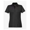 Extreme Women's Black Eperformance Launch Snag Protection Striped Polo
