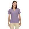 Extreme Women's Mulbery Purple Eperformance Launch Snag Protection Striped Polo