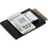 Zippo Silver Spring Loaded Leather Money Clip