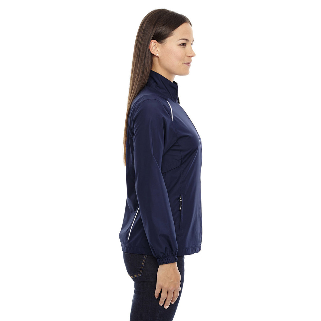 Core 365 Women's Classic Navy Motivate Unlined Lightweight Jacket