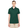 Core 365 Women's Forest/Carbon Motive Performance Pique Polo with Tipped Collar