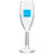 ETS Clear 5.75 oz Napa Glass Flute
