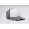 Pacific Headwear White/White/Graphite Universal M2 Performance Contrast Cap