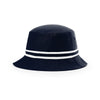 Richardson Navy/White Outdoor Bucket Hat with Two Color Band