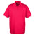 UltraClub Men's Red Cool & Dry Mesh Pique Polo