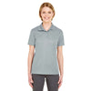 UltraClub Women's Silver Cool & Dry Mesh Pique Polo