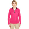 UltraClub Women's Heliconia Cool & Dry Sport Quarter-Zip Pullover