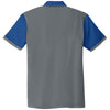 Nike Men's Gym Blue/Dark Grey Golf Dri-FIT Stretch Woven Polo