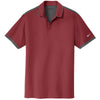 Nike Men's Team Red/Anthracite Golf Dri-FIT Stretch Woven Polo