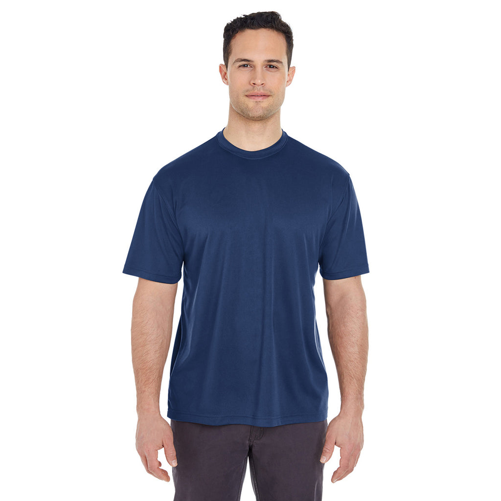 UltraClub Men's Navy Cool & Dry Sport T-Shirt