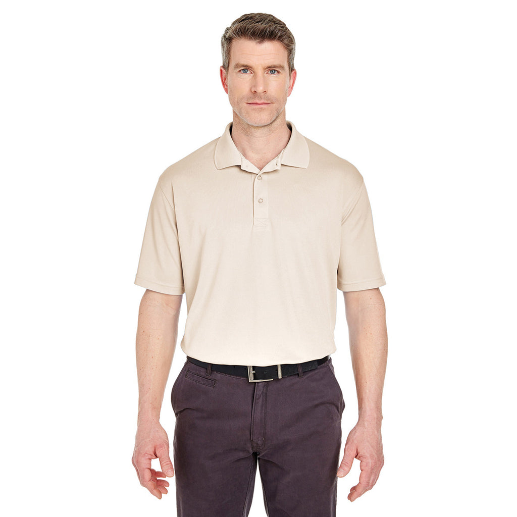 UltraClub Men's Stone Cool & Dry Sport Polo