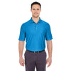 UltraClub Men's Pacific Blue Tall Cool & Dry Elite Performance Polo