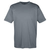 UltraClub Men's Charcoal Cool & Dry Sport Performance Interlock T-Shirt