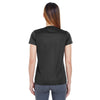 UltraClub Women's Black Cool & Dry Sport Performance Interlock T-Shirt
