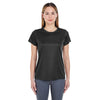 UltraClub Women's Black Cool & Dry Sport Performance Interlock T-Shirt