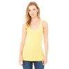 Bella + Canvas Women's Yellow Gold Triblend Racerback Tank