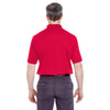 UltraClub Men's Red Cool & Dry Stain-Release Performance Polo