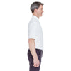 UltraClub Men's White Cool & Dry Stain-Release Performance Polo