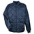 UltraClub Men's Navy Puffy Workwear Jacket with Quilted Lining