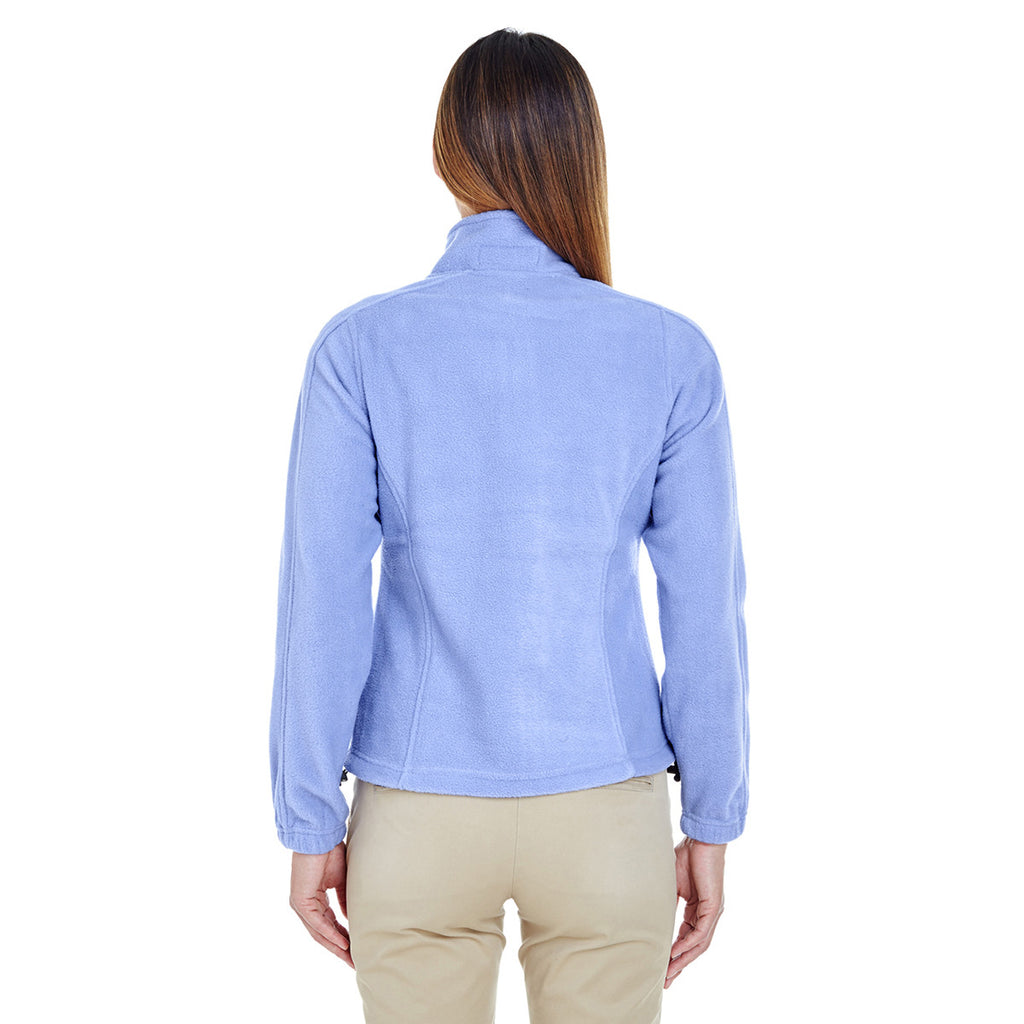 UltraClub Women's Lilac Iceberg Fleece Full-Zip Jacket