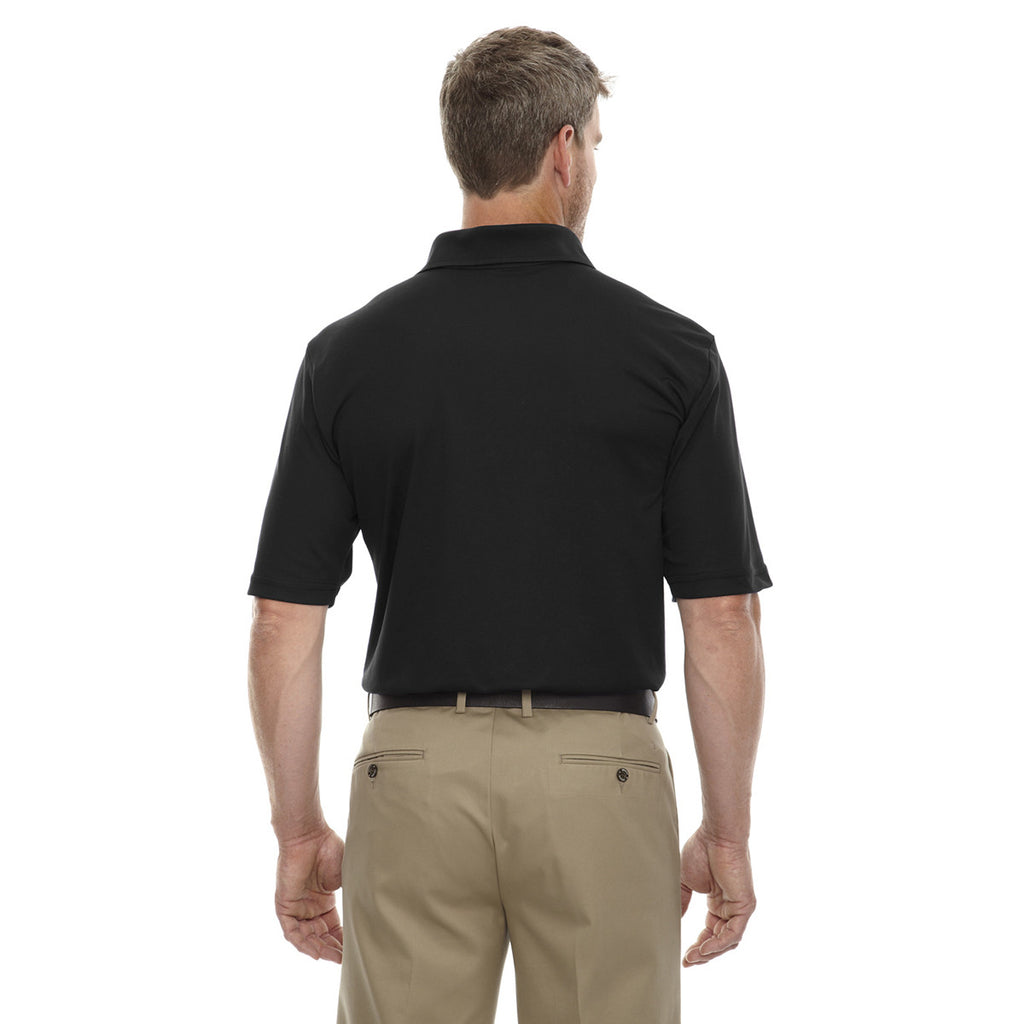 Extreme Men's Black Tall Eperformance Shield Snag Protection Short-Sleeve Polo
