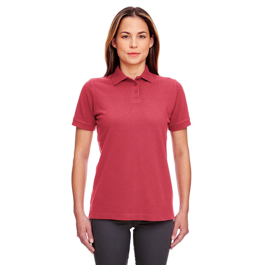 UltraClub Women's Cardinal Classic Pique Polo