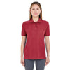 UltraClub Women's Cardinal Whisper Pique Polo