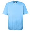 UltraClub Men's Columbia Blue Cool & Dry Basic Performance T-Shirt